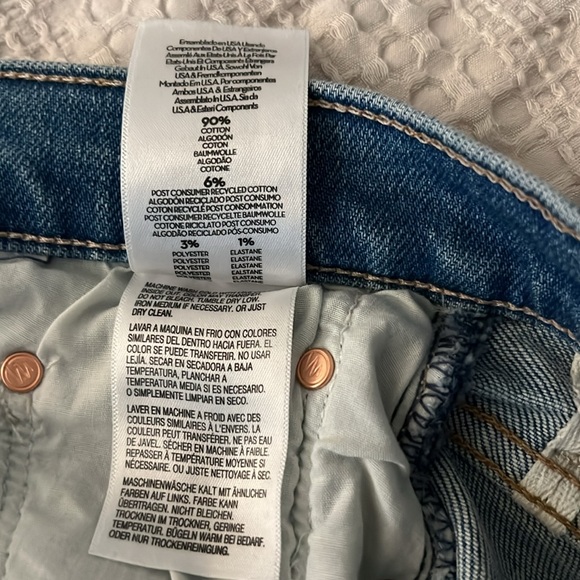 NWT, Mother,  Outsider Sneak Jeans Nice - Picture 10 of 13